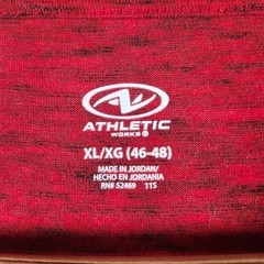 Athletic Works Mens XL Red Space Dye Long Sleeve DriWorks Performance Tee Shirt