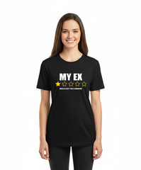 UNISEX MEN WOMENS TEE TSHIRT MY EX PARTNER BOYFRIEND GIRLFRIEND WIFE HUSBAND