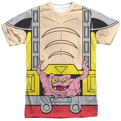 TMNT Krang Costume Men’s Sublimation T-Shirt S-2XL Licensed One or Two Sided Tee