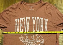 Goodfellow Graphic T-Shirt New York Basketball League Unisex Size Adult Large