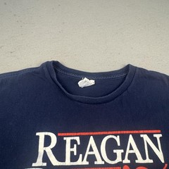 Reagan Bush ’84 Shirt Mens Extra Large Navy Political Campaign Graphic Tee Adult