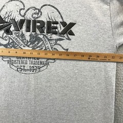Avirex Classics Graphic T-Shirt Mens Large Gray Short sleeve