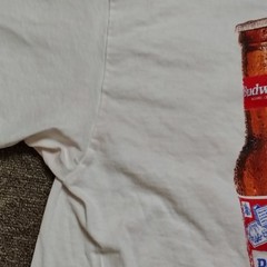 Vintage BUDWEISER Shirt Men XL White This Buds For You Graphic Distressed 90s