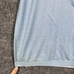 VINTAGE 90s DKNY T Shirt Mens Size Medium Sun Faded Elastic Waist Cotton Blend