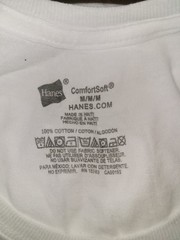 Hanes ComfortSoft Men’s White Crewneck Tee, Size Medium, 3 Pack
