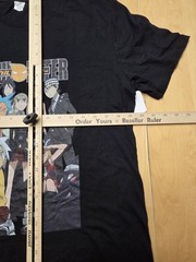 Soul Eater Anime Graphic T Shirt Mens Large Black Manga Tee Ships Free