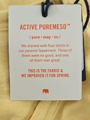 The Normal Brand – Men’s Active Puremeso SS Henley – Golden Hour – NWT Size 2XL