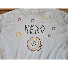 Nkosi Sikeleli Afrika Nero Roots Africa T-Shirt Double Sided White Sz L 1990s