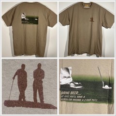 Vintage The Mountain Golf “bring beer” Men’s Graphic T Shirt Beige Size XL
