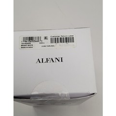 4Pack Alfani T-Shirt Mens Small White Solid 100% Cotton Regular Fit Tagless