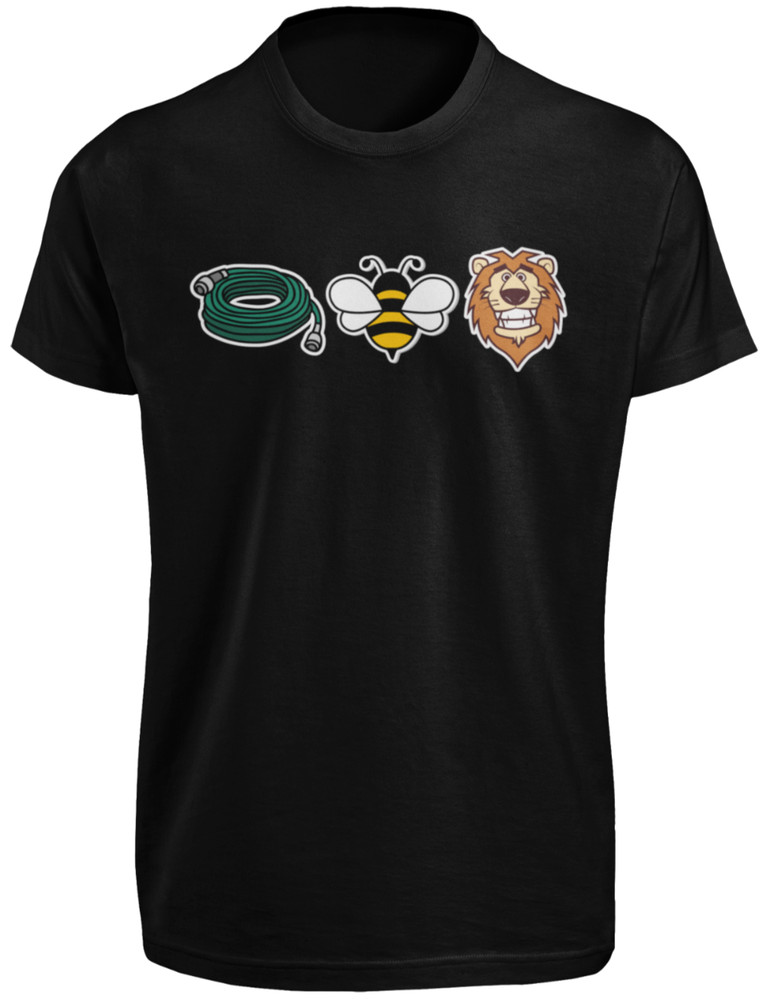 Hose Bee Lion T SHIRT Hoes Be Lying Pun Intended Inappropriate Ho Humor Joke TEE