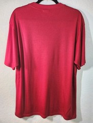 Stacy Adams Red Knit Shirt Size XL Short Sleeve Classic Crewneck Tee Ribbed…