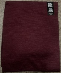 Hanes Ultimate X-Temp T-Shirts 2XL Cranberry Tart Heath New Sealed