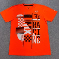 Fox Racing x KTM T-Shirt Mens M Orange MX FoxTech Motocross Motorcycle