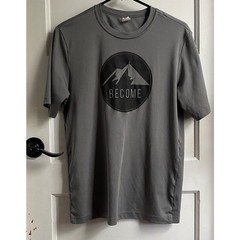 Sport Tek Men’s ST 350 Posicharge Competitor Tee Gray sz. S BECOME Graphic Comfy