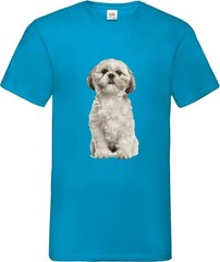 Shih Tzu Dog Pet Family Novelty T Shirt Various Colours And Sizes