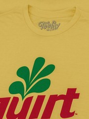 Squirt Grapefruit Soda Logo Mens T Shirt Banana Yellow