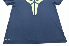 Nike Kobe Bryant Black Mamba T-Shirt Mens Large Blue Short Sleeve Distressed