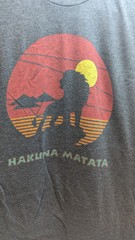 Disneys The Lion King Mens Tshirt Black Size M