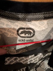 ecko unltd Raw and Uncut Black White and Silver Men’s Tshirt New w/ tag Medium