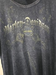 Vtg Harley Davidson T-Shirt Mens M Eagle Bike Graphic Chandler Arizona Double Si