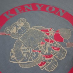 Vintage 80s Kenyon College Kamp Kenyon Beach Club Bear T Shirt Mens XL USA