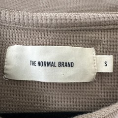 The Normal Brand Waffle Knit Thermal Shirt Mens S Tan Long Sleeve