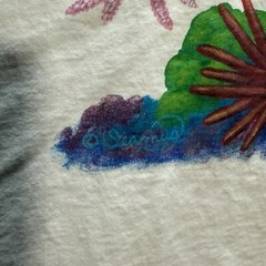Vintage Murina Shirt Adult One Size White Oversized Sleep Shirt Nature 1990s