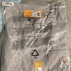 Carhartt K87 Loose Fit Men’s 2XL Gray Crew Neck Short Sleeve Logo T-Shirt