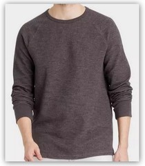 Men’s Long Sleeve TEXTURED PULLOVER Shirts Crewneck Goodfellow