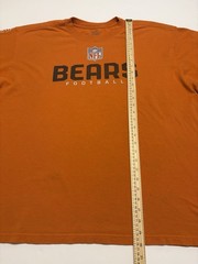 Vintage Reebok NFL Chicago Bears Football T-Shirt Mens 3XL Orange Graphic Tee