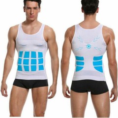 Men’s Slimming Body Shaper Workout Shirt Muscle Sleeveless Bodybuilding Tank Top