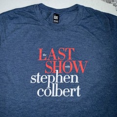 THE LAST SHOW WITH STEPHEN COLBERT Shirt XL Blue