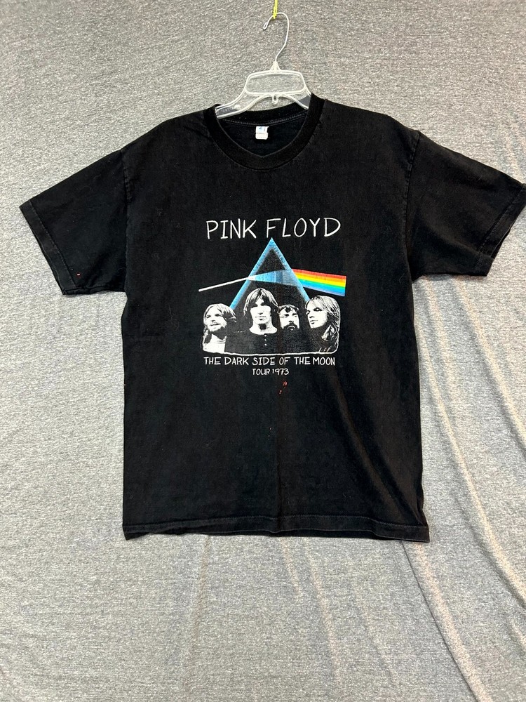 Suna Cotton T-Shirt Men Large Black Pink Floyd The Dark Side Of The Moon