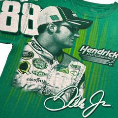Dale Jr 88 Amp Energy NASCAR Racing T Shirt Green XL 2008 Hendrick Impala SS