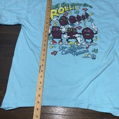 VINTAGE 80s The California Raisins Tee Men Large Blues Music 1988 Single Stitch