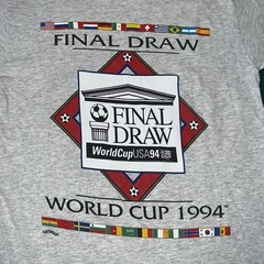 1994 World Cup All Groups Listed On Back Size LARGE