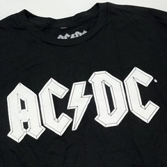AC/DC Solid Graphic Rock Band Black T-Shirt Men’s Size M Casual