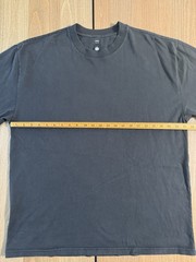 As Colour Heavy Weight Tee Shirt 100% Combed Cotton Size XL Heavy Faded Black