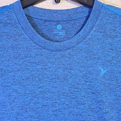 Old Navy FAST DRY MENS 2XL XXL Shirt BLUE Performance Running Fitness Core NWT