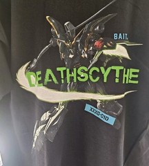 Bait x MARVEL Gundam Bandai T shirt Men’s SZ MEDIUM Black Double Sided