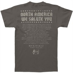 Boys’ AC/DC N.A. We Salute You 2015 Tour Tee T-shirt Youth Small Grey