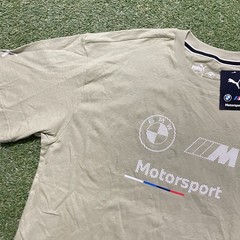 Mens Puma BMW MMS ESS Logo T-Shirt M3 Motorsport M6 Green Large L NWT Tee