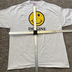 Vintage Smiley Face Imagine No Liberals Classic tee T Shirt Unisex XL Extra