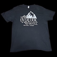 Horror Film The Shining Overlook Hotel T-Shirtt Adult Size Large 100% Cotton