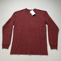 HV0127-619 Nike Sportswear Premium Essentials Loose Fit LS Shirt Red Mens S Vary