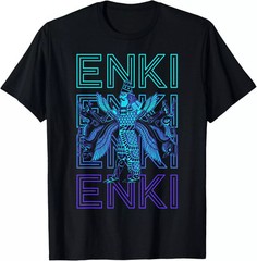 2025/New Limited Enki Ancient God Sumerian Mythology Ancient Deity Retro T-Shirt
