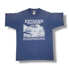 Vintage Extreme Machine Slate Blue Fruit Of The Loom T-Shirt Men’s M