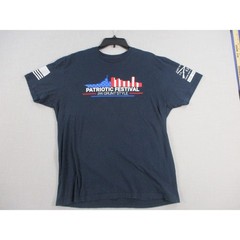 Grunt Style Patriotic Festival T-Shirt Mens XL Navy Blue Graphic Tee Cotton