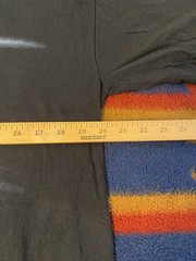 Vintage Jeff Beck T-Shirt Sz Large Black Double Sided Rock 2001 Wired 25 Years